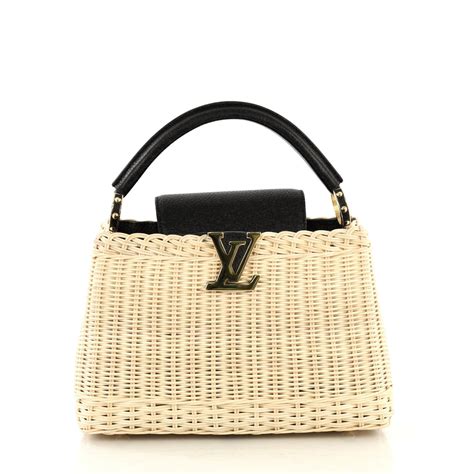 louis vuitton structured bags|Louis Vuitton wicker bag.